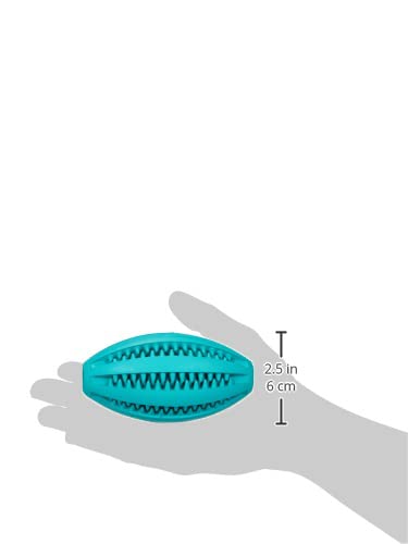 Trixie Denta Fun Rugby Ball Mint Fresh Natural Rubber 11 Cm