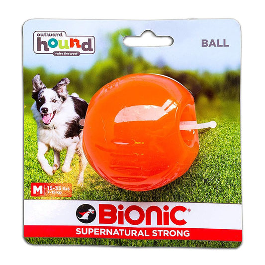 BIONIC Ball Dog Toy, Medium - Interactive Dog Chew Toy That Stands Up to The Toughest Chewers 6.7cm