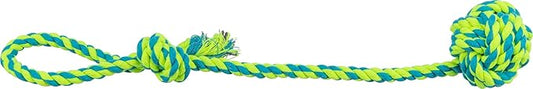 TRIXIE Playing Rope with Woven-in Ball Dia 7cm/50cm - Assorted