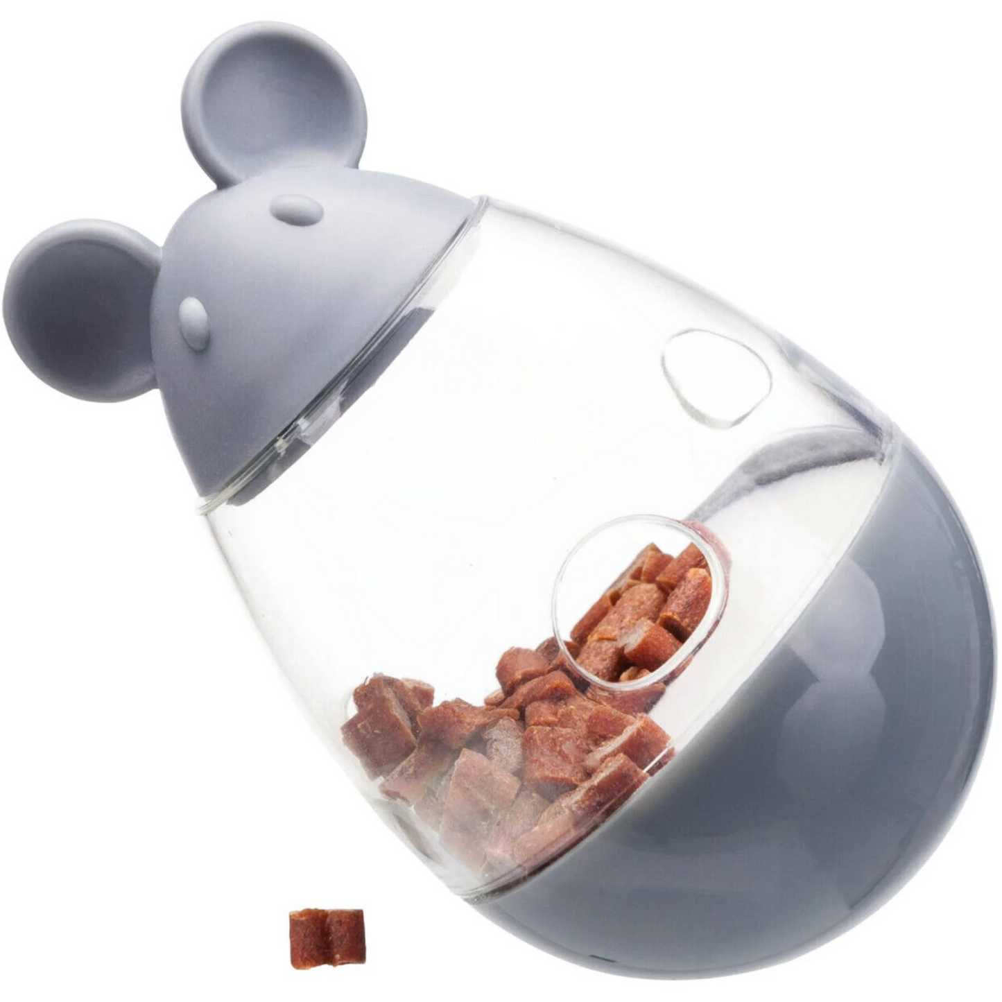 TRIXIE Mouse Shape Treats Dispenser for Dog and Cats, Pet Interactive and Training Toy, Plastic/Silicone Material, 9cm, Get Any 1 Color