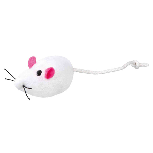 TRIXIE Cat Toy, Soft Plush Catnip Mice, 5 cm, Perfect for Both Indoor & Outdoor Play Sessions - Assorted