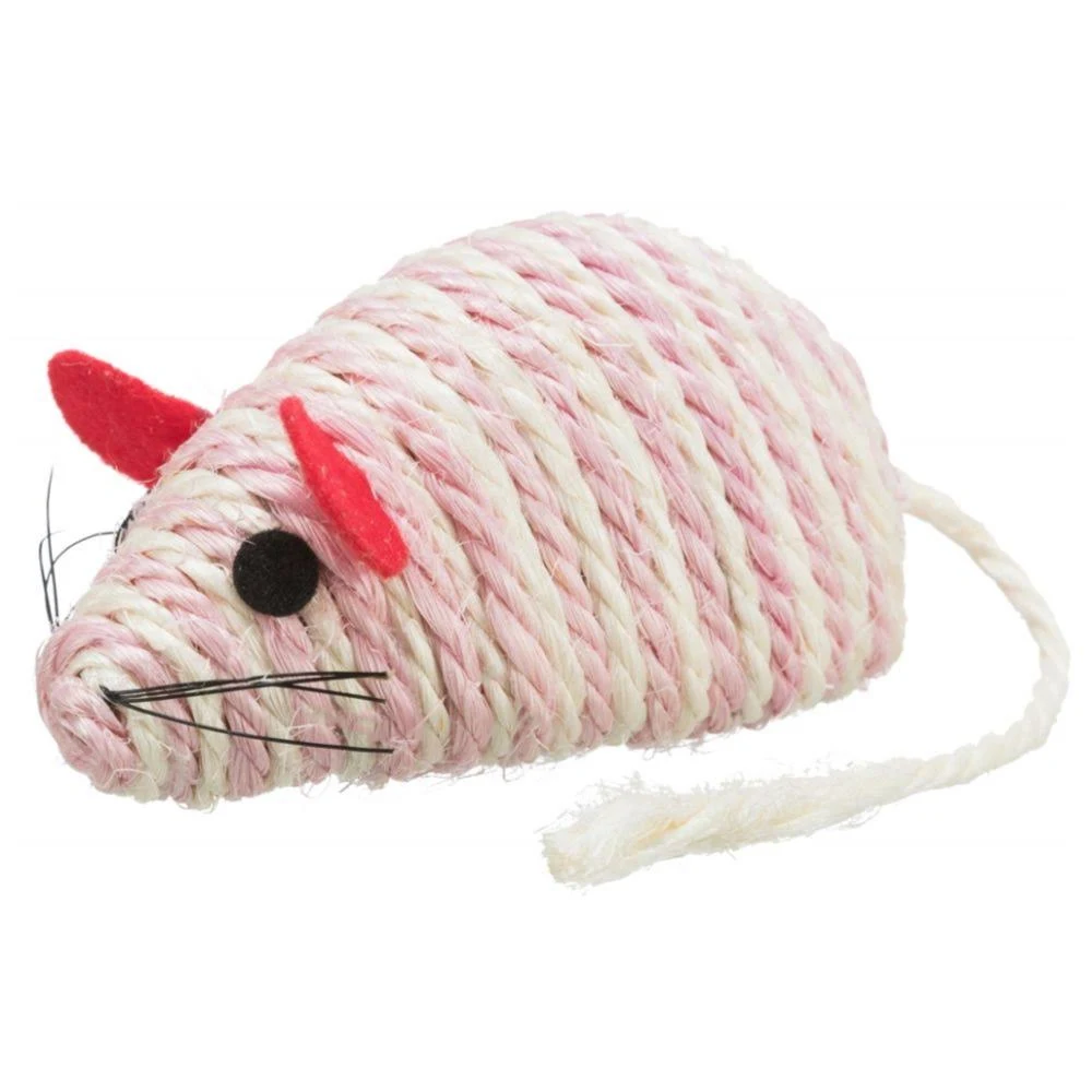 Trixie Mouse Shaped Sisal Toy for Cats - Assorted