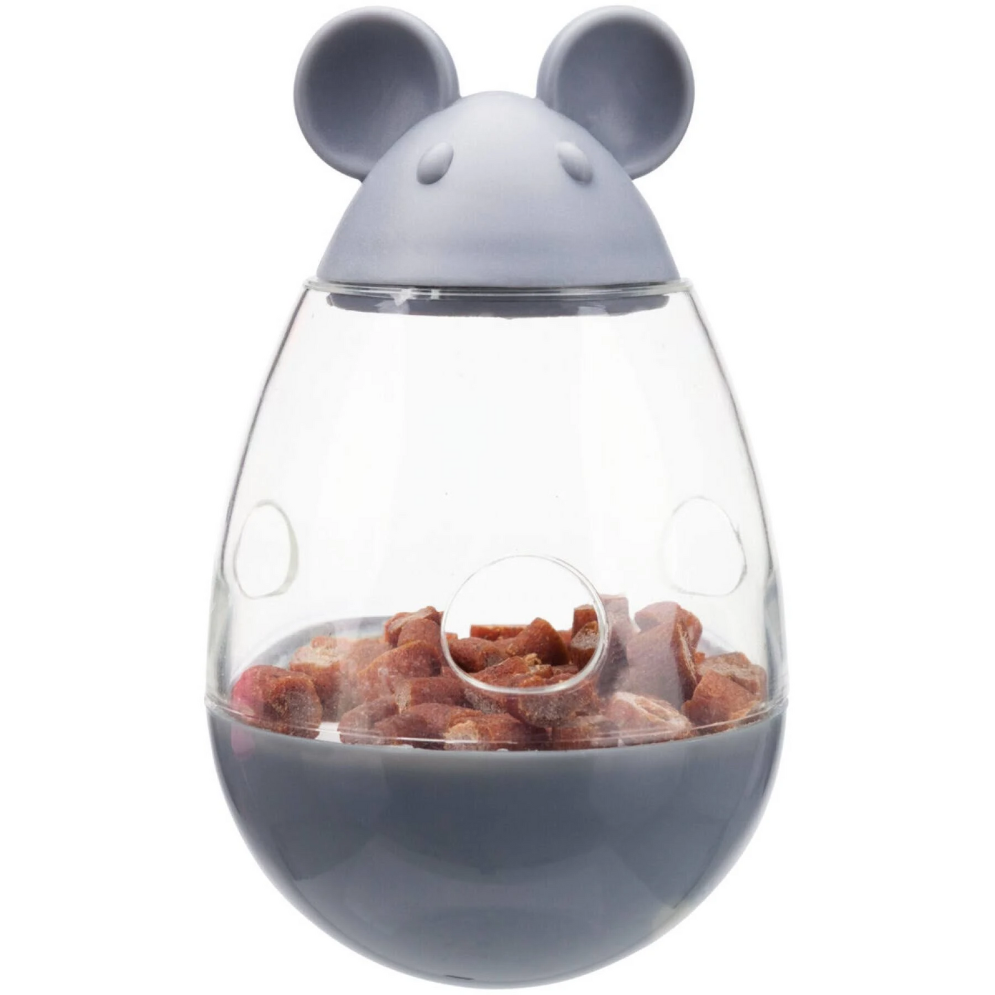 TRIXIE Mouse Shape Treats Dispenser for Dog and Cats, Pet Interactive and Training Toy, Plastic/Silicone Material, 9cm, Get Any 1 Color