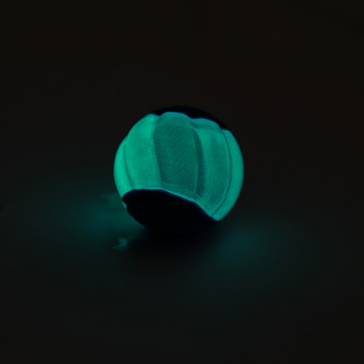 ZEUS Duo Balls with Glow in The Dark & Squeaker, Interactive Dog Toys,Small