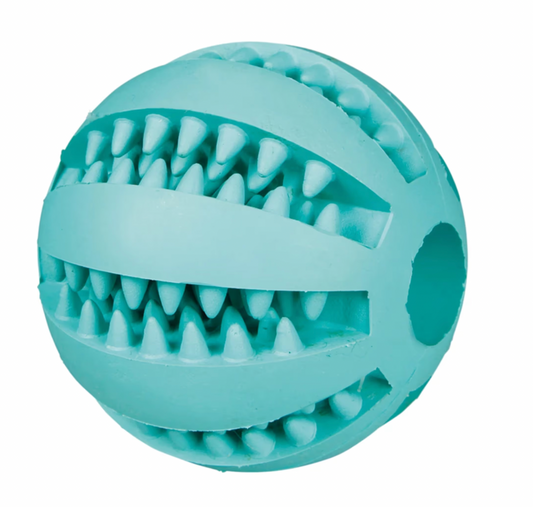 Trixie Trixie Denta Fun Baseball Mint Flavour, Natural Rubber, 5 cm, Massages The Gums!